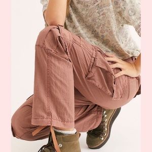 Free People Mauve Cargo Pants